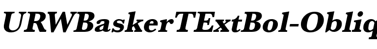 URWBaskerTExtBol Oblique.ttf