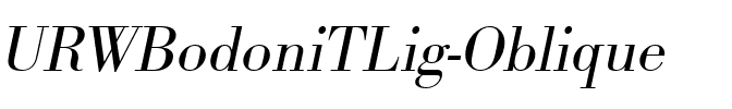 URWBodoniTLig Oblique.ttf