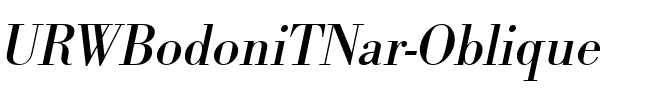 URWBodoniTNar Oblique.ttf