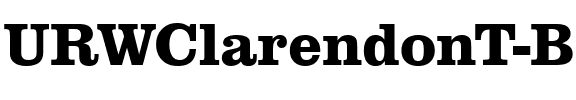 URWClarendonT Bold.ttf