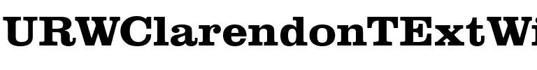 URWClarendonTExtWid Bold.ttf