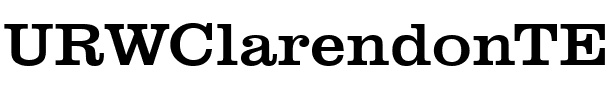 URWClarendonTExtWid Regular.ttf
