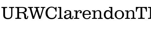 URWClarendonTLig Regular.ttf