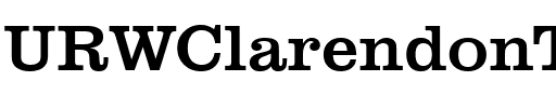 URWClarendonTWid Regular.ttf