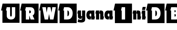 URWDyanaIniDBolCon Regular.ttf