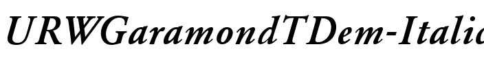 URWGaramondTDem Italic.ttf