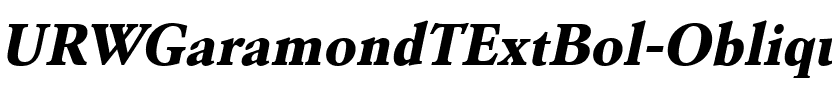 URWGaramondTExtBol Oblique.ttf