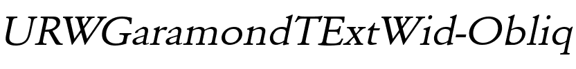 URWGaramondTExtWid Oblique.ttf