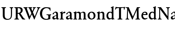 URWGaramondTMedNar Regular.ttf