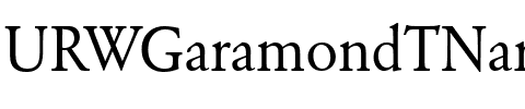 URWGaramondTNar Regular.ttf