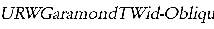 URWGaramondTWid Oblique.ttf