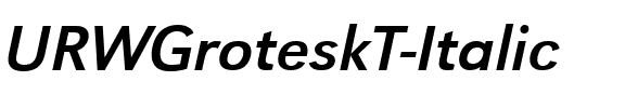 URWGroteskT Italic.ttf