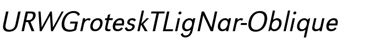 URWGroteskTLigNar Oblique.ttf