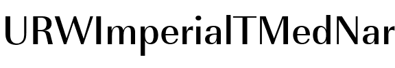 URWImperialTMedNar Regular.ttf