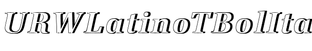 URWLatinoTBolItaRe1 Regular.ttf