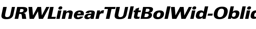 URWLinearTUltBolWid Oblique.ttf