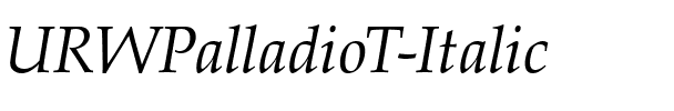 URWPalladioT Italic.ttf