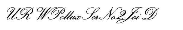 URWPolluxScrNo2JoiD Regular.ttf