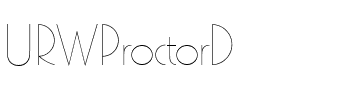 URWProctorD Regular.ttf