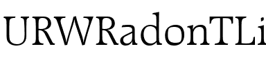 URWRadonTLig Regular.ttf