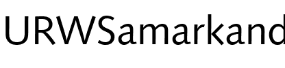 URWSamarkandT Regular.ttf