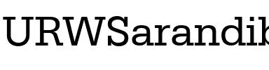 URWSarandibT Regular.ttf