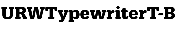 URWTypewriterT Bold.ttf