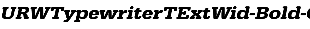 URWTypewriterTExtWid Bold Oblique.ttf