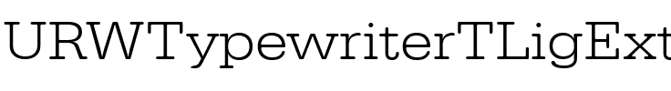 URWTypewriterTLigExtWid Regular.ttf