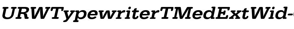 URWTypewriterTMedExtWid Oblique.ttf
