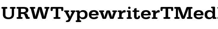 URWTypewriterTMedExtWid Regular.ttf