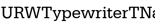 URWTypewriterTNar Regular.ttf