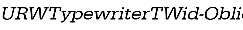 URWTypewriterTWid Oblique.ttf