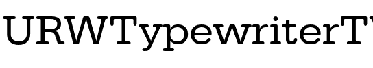URWTypewriterTWid Regular.ttf