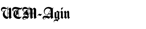 UTM Agin Regular.ttf