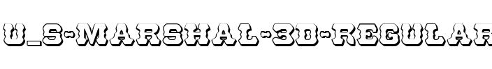 U.S. Marshal 3D Regular.ttf