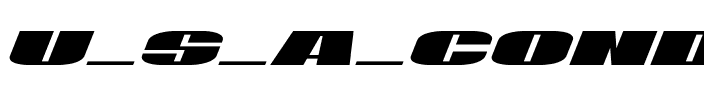 U.S.A. Condensed Italic Condensed Italic.ttf