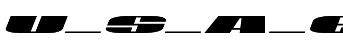 U.S.A. Expanded Italic Expanded Italic.ttf