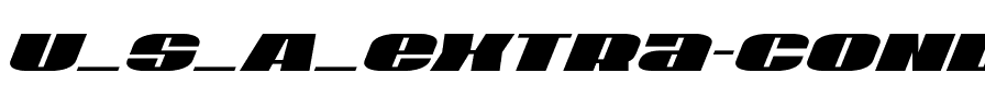 U.S.A. Extra-Condensed Italic Extra-Condensed Italic.ttf