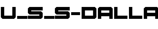 U.S.S. Dallas Bold Bold.ttf