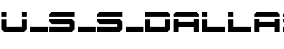 U.S.S. Dallas Laser Regular.ttf