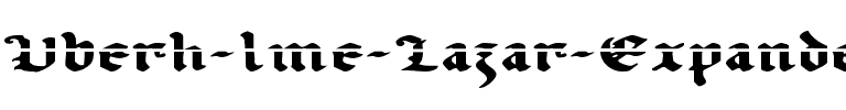 Uberhölme Lazar Expanded Lazar Expanded.ttf