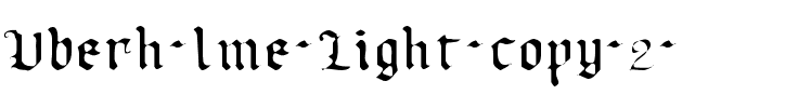 Uberhölme Light Light.ttf