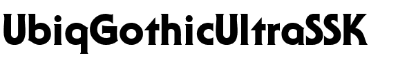 UbiqGothicUltraSSK Regular.ttf