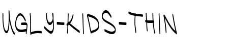 Ugly Kids Thin Thin.ttf