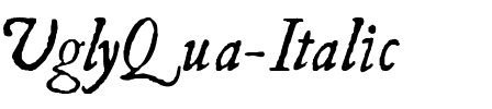 UglyQua Italic.ttf