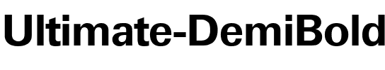 Ultimate-DemiBold Regular.ttf