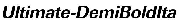 Ultimate-DemiBoldIta Regular.ttf