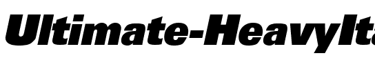 Ultimate-HeavyIta Regular.ttf