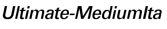 Ultimate-MediumIta Regular.ttf